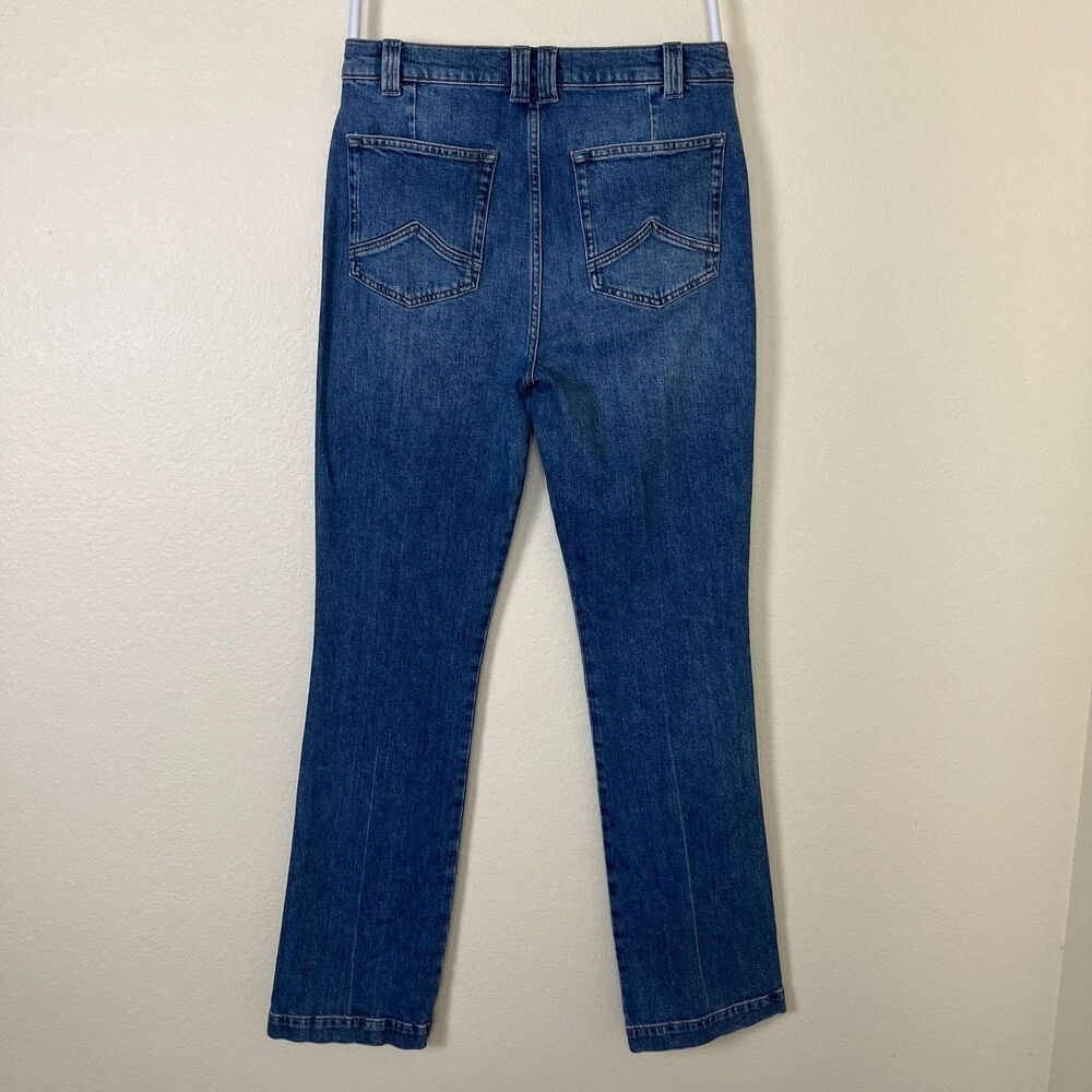 Reformation Women Size 30 Ada Ultra High Rise Bootcut Button Fly Jeans Casual - Picture 8 of 10